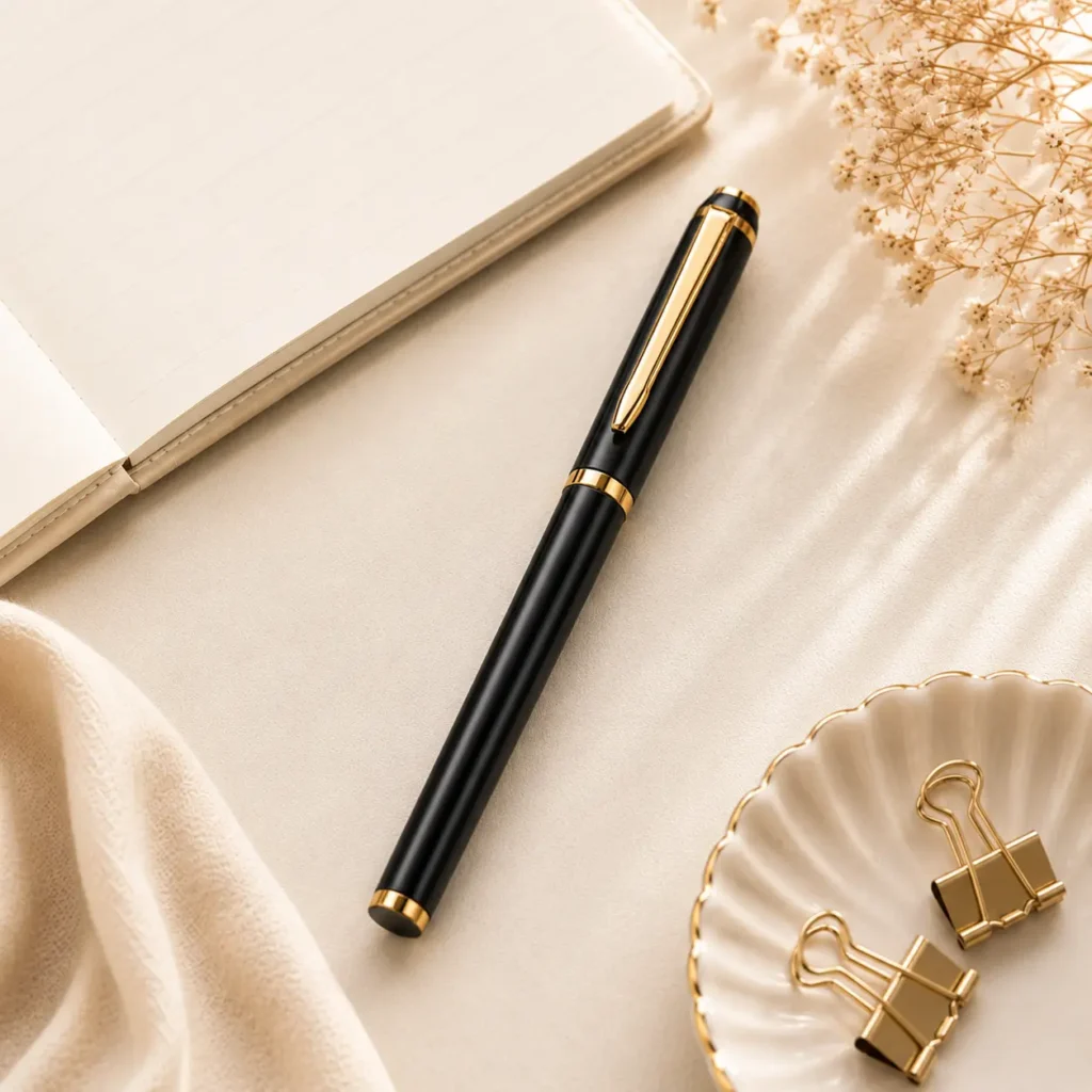 Black Lumi Gel Pen LeeLoo Living