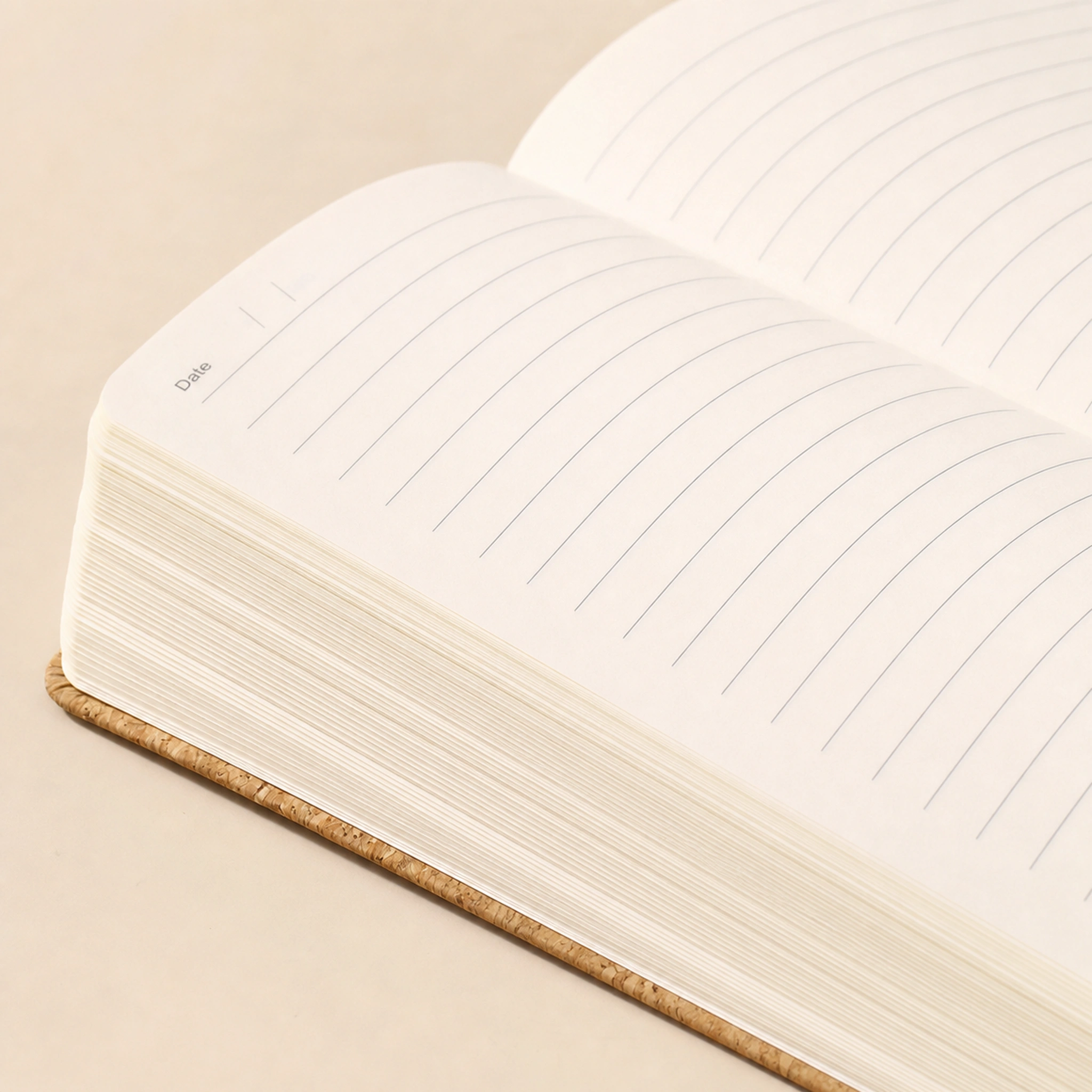 Arden A5 Cork-Style Notebook Gift Set with Pen - Image 4