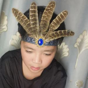 C6 Feather Headband
