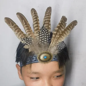 C8 Feather Headband
