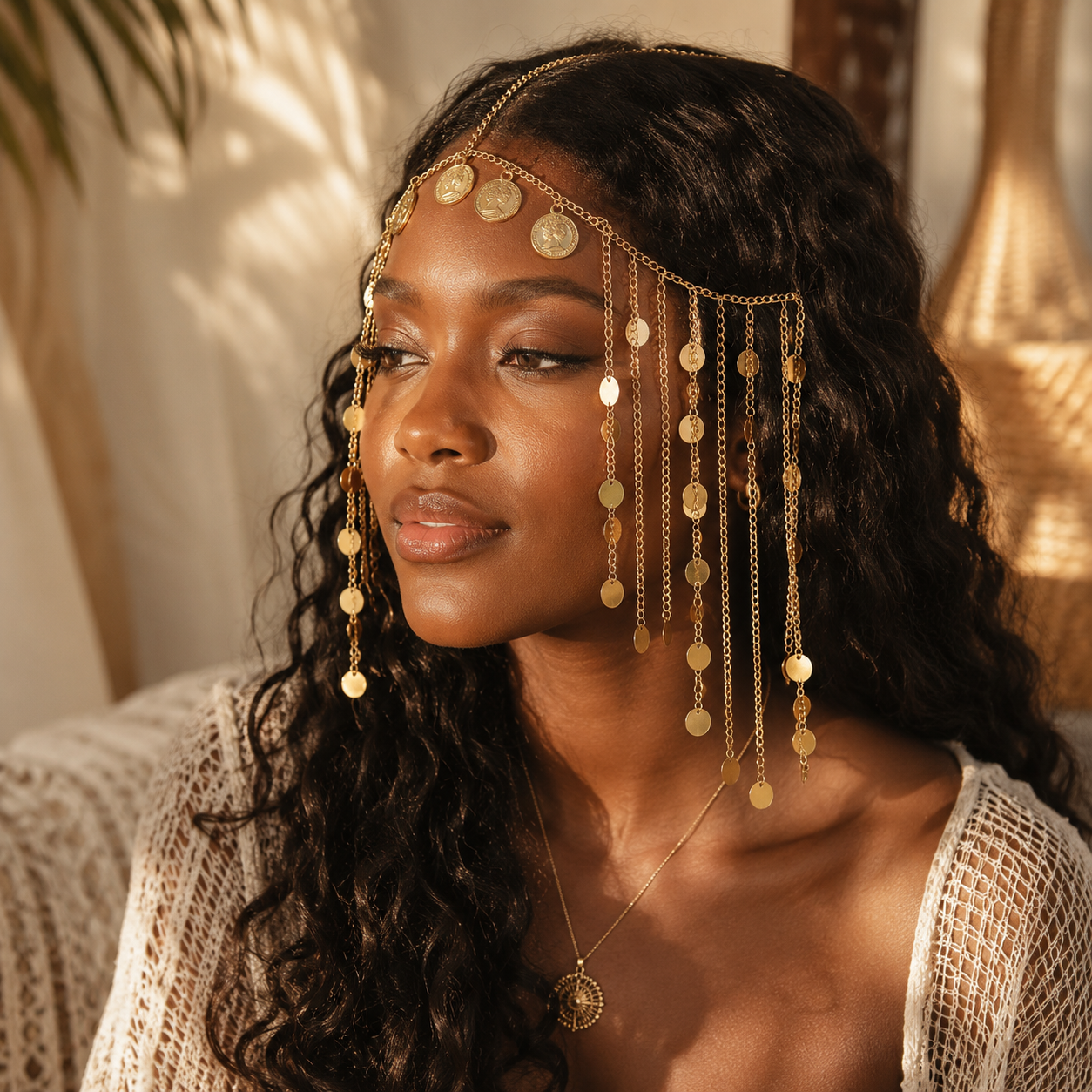 Solène Coin Head Chain