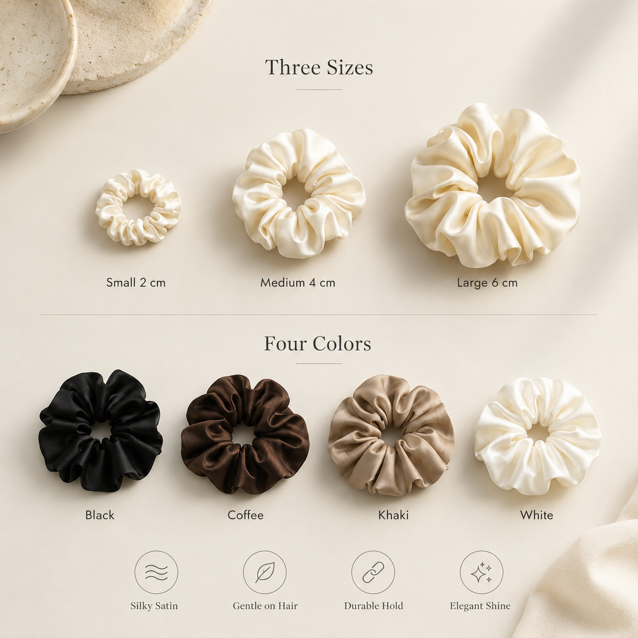 Élan Satin Scrunchie - Image 5