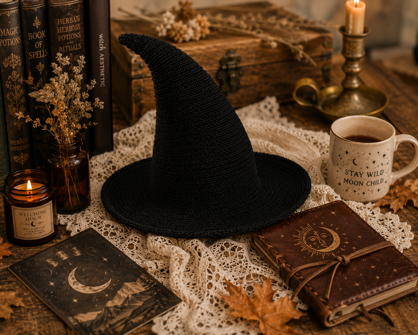 Knitted Witch Hat - Image 2