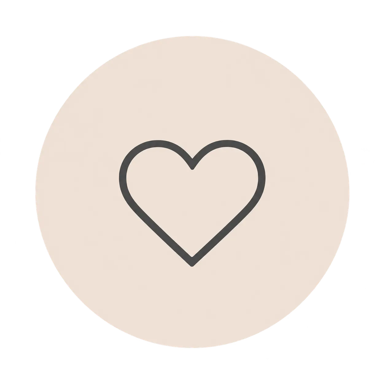 Comfort icon for mindful living and everyday calm