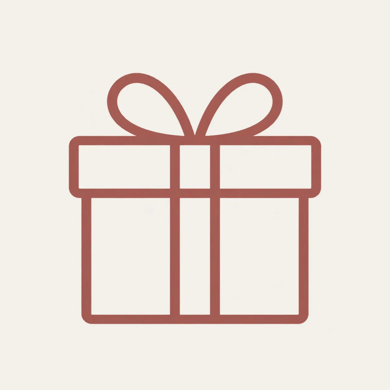 Gift icon representing thoughtful intentional living products